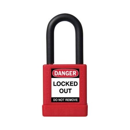 Accuform BRASS BODY PADLOCKS BODY HEIGHT 1 KDL440RD KDL440RD